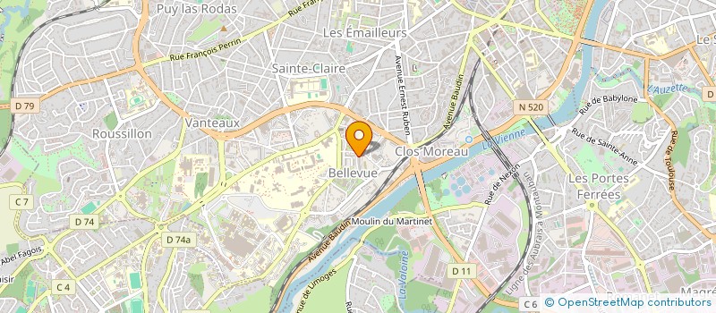 localisation de l'entreprise MONSIEUR DJILALI BOUCHENTOUF à LIMOGES
