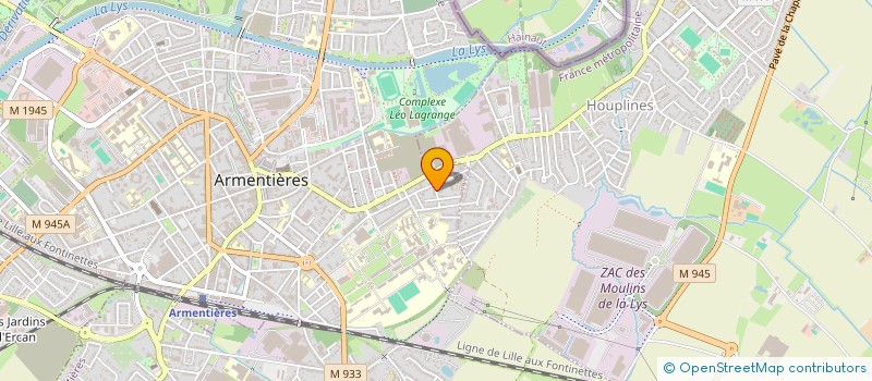 localisation de l'entreprise MONSIEUR DJILALI BOUFEKOUS  ARMENTIERES