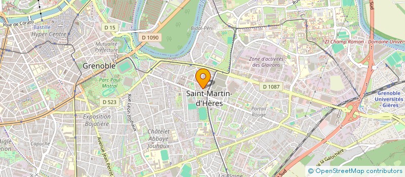 localisation de l'entreprise MONSIEUR DJILALI BOUKHARI à SAINT-MARTIN-D'HERES