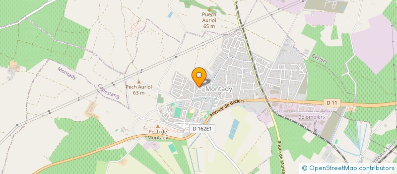 localisation de l'entreprise MONSIEUR DJILALI BOUZID  MONTADY