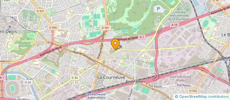 localisation de l'entreprise MONSIEUR DJILALI DAYAMITA à LA COURNEUVE