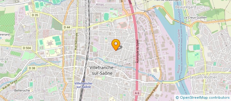 localisation de l'entreprise MONSIEUR DJILALI GHEZAL à VILLEFRANCHE-SUR-SAONE