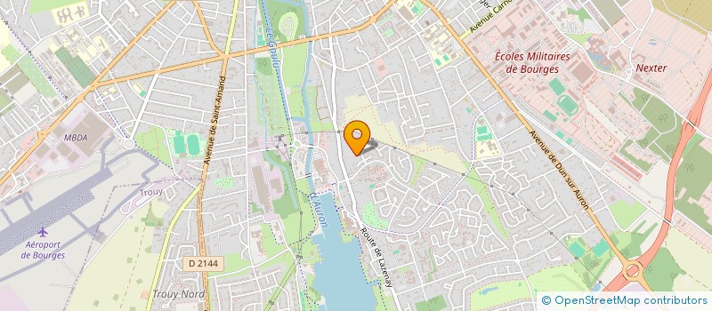 localisation de l'entreprise MONSIEUR DJILALI GUELAOUI  BOURGES