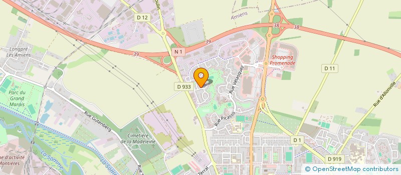 localisation de l'entreprise MONSIEUR DJILALI GUERNOU  AMIENS