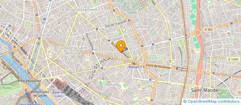 localisation de l'entreprise MONSIEUR DJILALI HAMMAS  PARIS