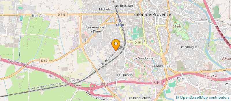 localisation de l'entreprise MONSIEUR DJILALI HANICHE  SALON-DE-PROVENCE