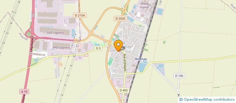 localisation de l'entreprise MONSIEUR DJILALI HOUAIDJ à ARTENAY