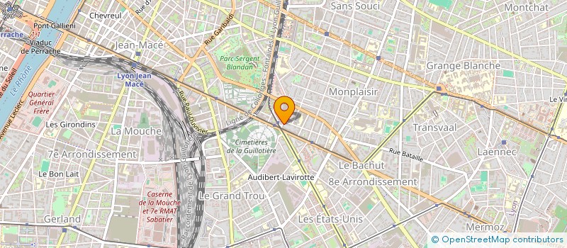 localisation de l'entreprise MONSIEUR DJILALI KHELLAS  LYON