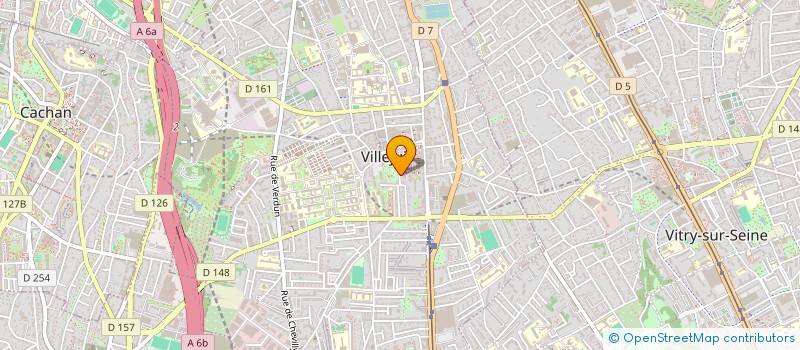 localisation de l'entreprise MONSIEUR DJILALI LOUCIF  VILLEJUIF