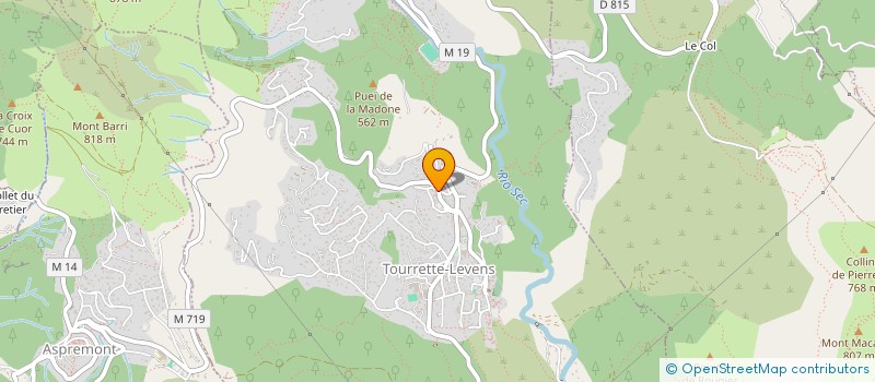 localisation de l'entreprise MONSIEUR DJILALI MADANI  TOURRETTE-LEVENS