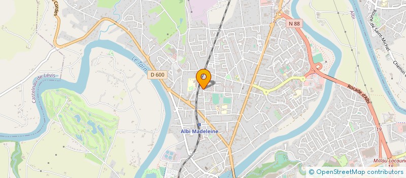 localisation de l'entreprise MONSIEUR DJILALI MAREDJ  ALBI