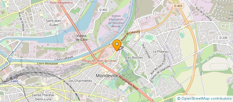 localisation de l'entreprise MONSIEUR DJILALI MEGHOUFI à MONDEVILLE