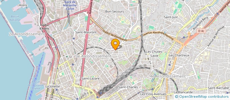 localisation de l'entreprise MONSIEUR DJILALI MERBOUH à MARSEILLE