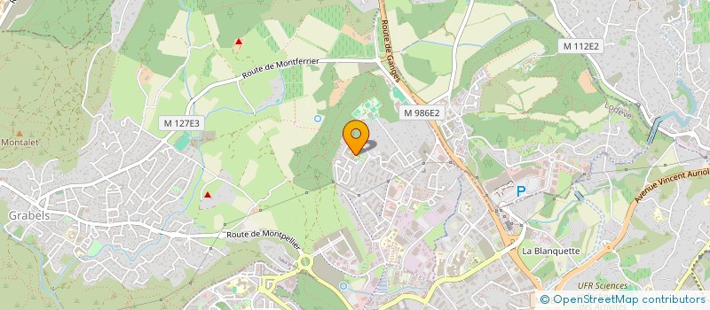 localisation de l'entreprise MONSIEUR DJILALI MESSAOUDI  GRABELS