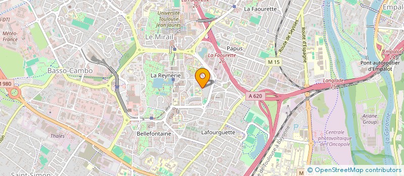 localisation de l'entreprise MONSIEUR DJILALI MODEBBER à TOULOUSE