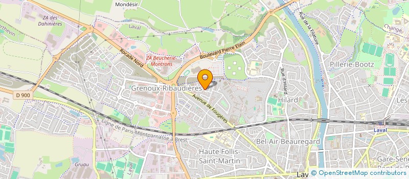 localisation de l'entreprise MONSIEUR DJILALI NOURINE à LAVAL