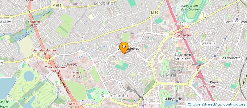 localisation de l'entreprise MONSIEUR DJILALI RAHHAL  TOULOUSE