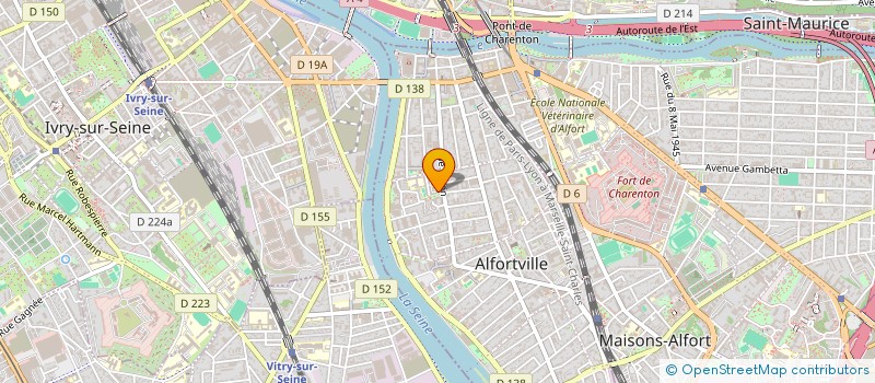 localisation de l'entreprise MONSIEUR DJILALI SALMI à ALFORTVILLE