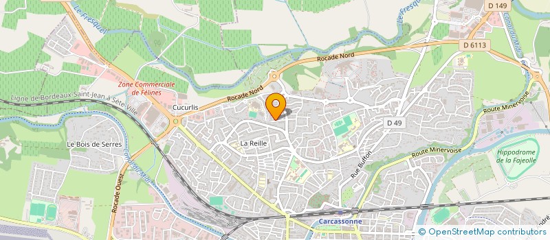 localisation de l'entreprise MONSIEUR DJILALI TOUATI  CARCASSONNE