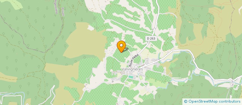 localisation de l'entreprise MONSIEUR DJILALLI BELDJILALI  AUBIGNAS