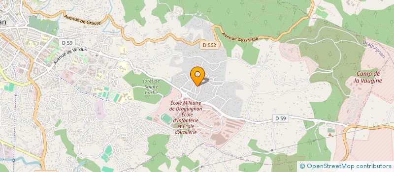 localisation de l'entreprise MONSIEUR DJILALLI MERAINI  DRAGUIGNAN