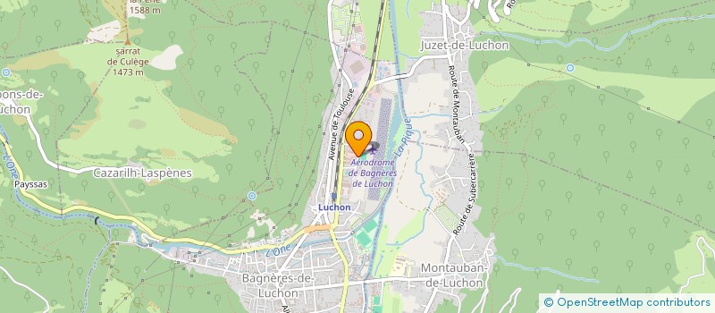 localisation de l'entreprise MONSIEUR DJILIAN PEREZ-LAGAILLARDE  BAGNERES-DE-LUCHON