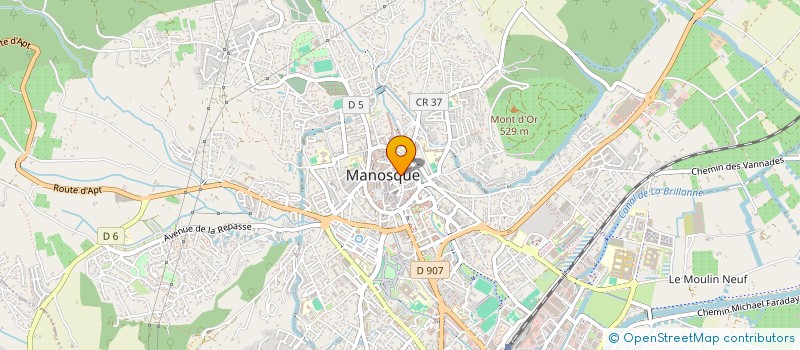 localisation de l'entreprise MONSIEUR DJILLALI ABED à MANOSQUE
