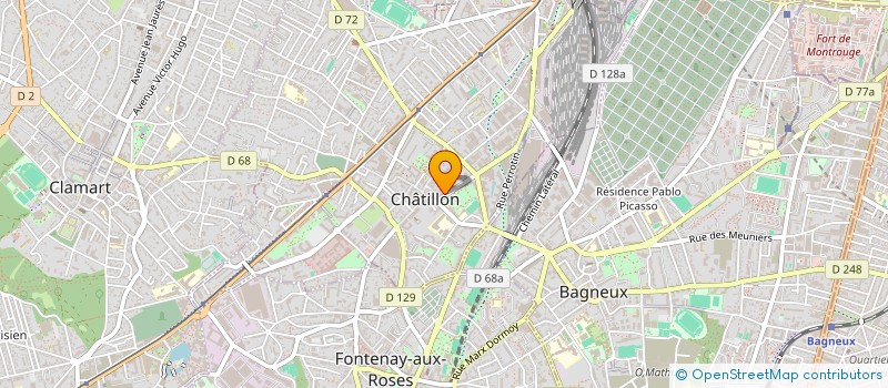 localisation de l'entreprise MONSIEUR DJILLALI ATTIF à CHATILLON