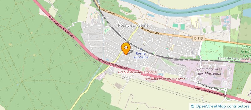 localisation de l'entreprise MONSIEUR DJILLALI BAKOUCHE  ROSNY-SUR-SEINE