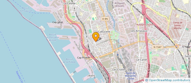 localisation de l'entreprise MONSIEUR DJILLALI BOUCHIKHI à MARSEILLE
