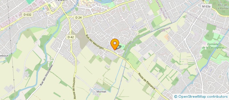 localisation de l'entreprise MONSIEUR DJILLALI CHAIB DRAA  PLAISANCE-DU-TOUCH