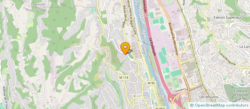 localisation de l'entreprise MONSIEUR DJILLALI CHOURAR  SAINT-LAURENT-DU-VAR