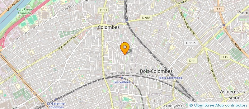 localisation de l'entreprise MONSIEUR DJILLALI HAMADENE à COLOMBES