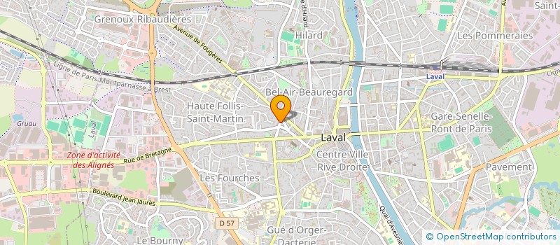 localisation de l'entreprise MONSIEUR DJILLALI MERABET à LAVAL