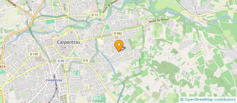 localisation de l'entreprise MONSIEUR DJILLALI OUADAH à CARPENTRAS