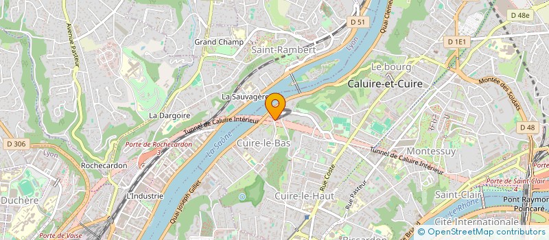 localisation de l'entreprise MONSIEUR DJILLALI SEDDOUD à CALUIRE-ET-CUIRE