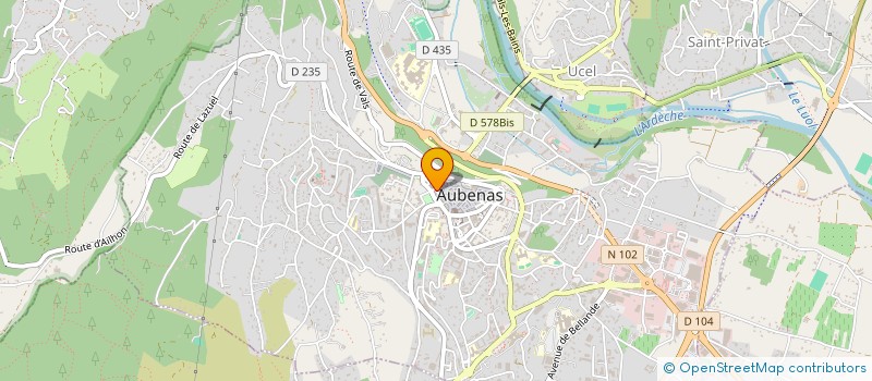 localisation de l'entreprise MONSIEUR DJILLALI ZABEL à AUBENAS