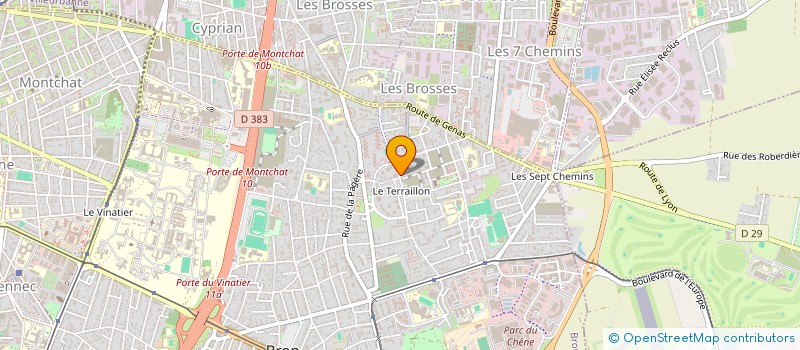 localisation de l'entreprise MONSIEUR DJIMA KPOTCHEME à BRON