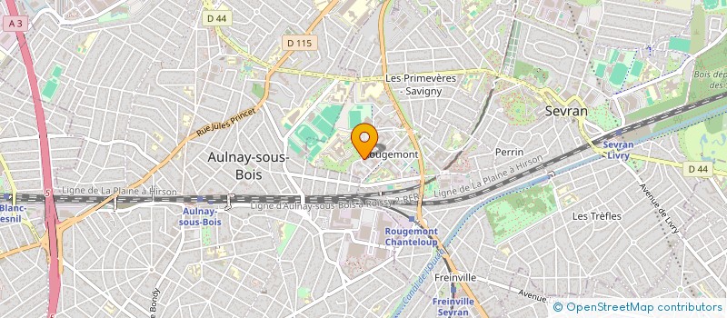 localisation de l'entreprise MONSIEUR DJIME FOFANA  SEVRAN