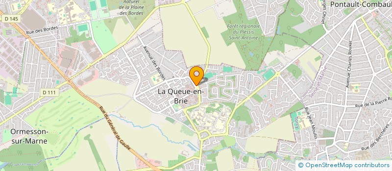 localisation de l'entreprise MONSIEUR DJIMIL AOUAOU  LA QUEUE-EN-BRIE