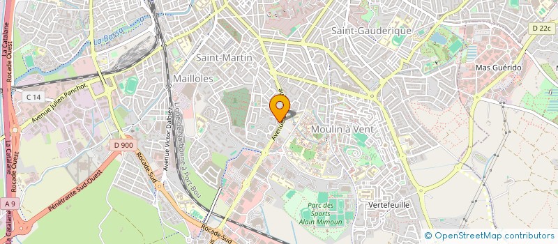 localisation de l'entreprise MONSIEUR DJIMMY DEPUTTE  PERPIGNAN