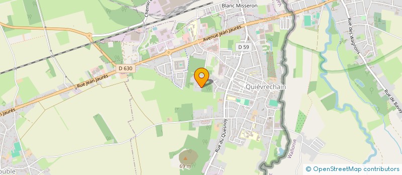 localisation de l'entreprise MONSIEUR DJIMMY JOURAVEL  QUIEVRECHAIN