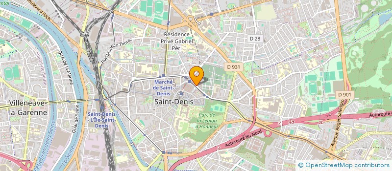 localisation de l'entreprise MONSIEUR DJINANE BENALLEGUE à SAINT-DENIS