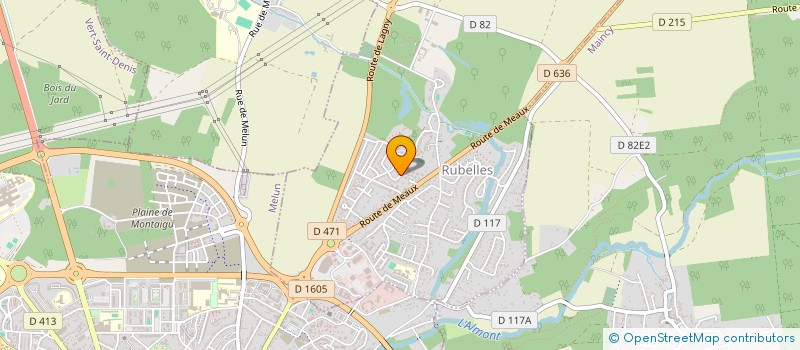 localisation de l'entreprise MONSIEUR DJINCE ERICE  RUBELLES