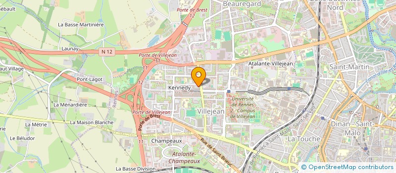 localisation de l'entreprise MONSIEUR DJINMO GUIRASSY  RENNES