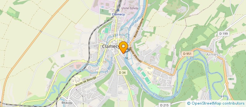 localisation de l'entreprise MONSIEUR DJINO HERTER à CLAMECY
