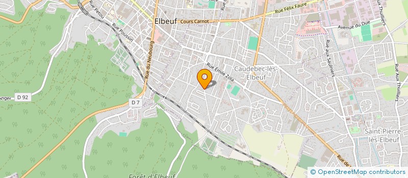 localisation de l'entreprise MONSIEUR DJINO QUOD  CAUDEBEC-LES-ELBEUF