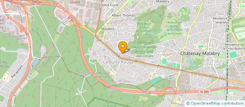 localisation de l'entreprise MONSIEUR DJIRE DIOUF  CHATENAY-MALABRY