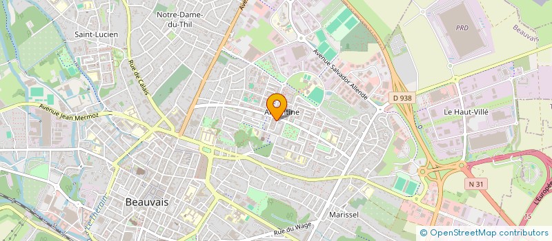 localisation de l'entreprise MONSIEUR DJIRI KOITA  BEAUVAIS