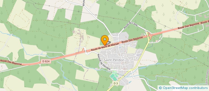 localisation de l'entreprise MONSIEUR DJITY LAFFONT  SAINT-PERDON